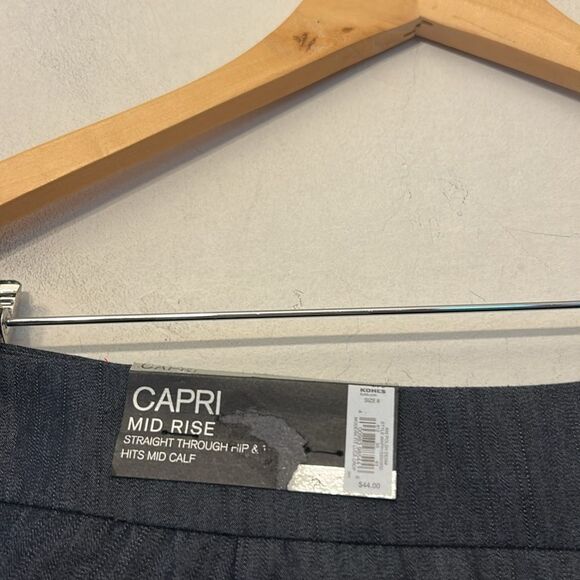 Apt. 9 Denim mid rise capri jeans  Size 8 New - Picture 7 of 11